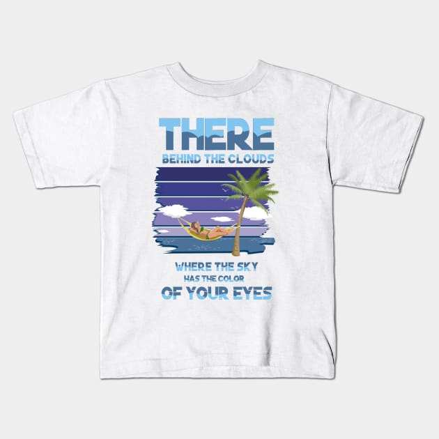 The color of your eyes Kids T-Shirt by mypointink